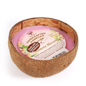 Plumeria Blossom - Coconut Bowl Candle