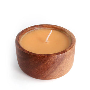 Mango Coconut Guava - Monkeypod Wood Bowl Candle