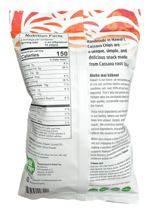 Garlic Sea Salt Cassava Chips 4oz bag