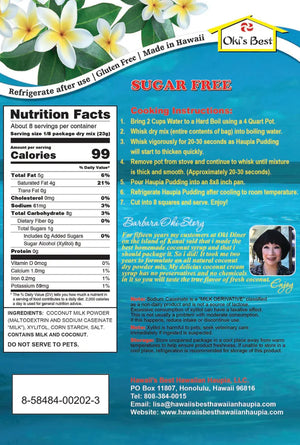 Hawaiian Sugar-Free Haupia Mix