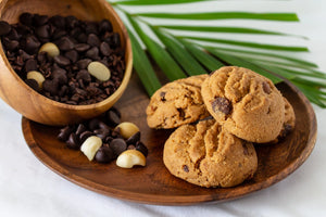 Chocolate Chip Macadamia Nut Shortbread Cookies