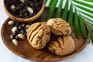 Chocolate Chip Macadamia Nut Shortbread Cookies