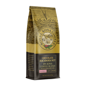 Chocolate Macadamia 10% Kona 8oz Bag