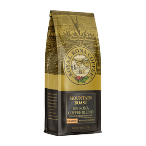 Mountain Roast 10% Kona 8oz Coffee Bag