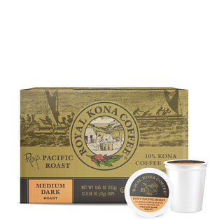Roy's Pacific Roast 10% Kona Blend Coffee Pods