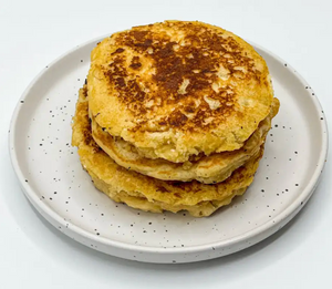 Hawaiian Macadamia Nut Pancakes with Pineapple & Coconut