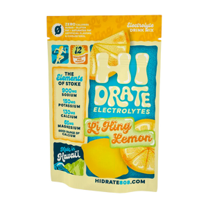 Li Hing Lemon Electrolyte Powder (12 Serving Pouch)