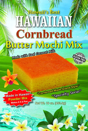 Hawaiian Cornbread Butter Mochi Mix