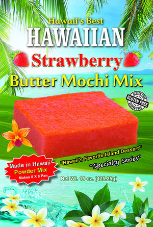 Hawaiian Strawberry Butter Mochi Mix