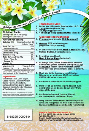 Hawaiian Butter Mochi Brownie Mix