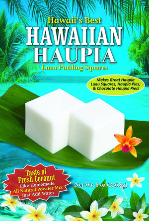Hawaiian Haupia Luau Pudding Squares