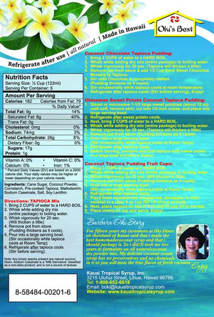 Hawaiian Coconut Tapioca Pudding