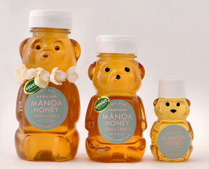 Hawaiian Honey Bear with Lei 8-oz